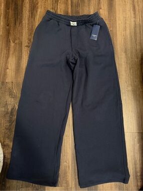 Parke x Target Navy Elastic-Waist Sweatpants - size Small